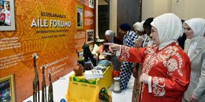 Emine Erdoğan "Uluslararası Aile Forumu"nun kapanış programına katıldı
