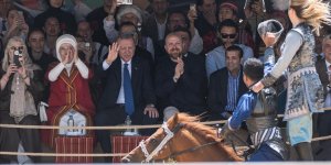 Cumhurbaşkanı Erdoğan'dan 7. Etnospor Kültür Festivali'ne ziyaret