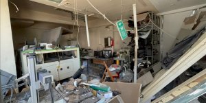 GÜNGÖREN'DE BİR İŞ YERİNDEKİ PATLAMA GÜVENLİK KAMERASINDA