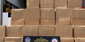 ADANA'DA 15 MİLYON KAÇAK MAKARON ELE GEÇİRİLDİ! 1 TUTUKLAMA