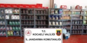KOCAELİ'DE 12 BİN LİTRE SAHTE MADENİ YAĞ ELE GEÇİRİLDİ