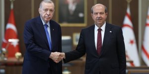 CUMHURBAŞKANI ERDOĞAN, KKTC CUMHURBAŞKANI TATAR'IN BAYRAMINI KUTLADI