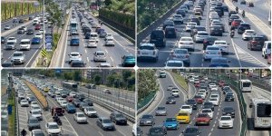İSTANBUL'DA BAYRAMIN İKİNCİ GÜNÜNDE TRAFİK YOĞUNLUĞU YAŞANIYOR