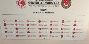 DENİZLİ ÇARDAK HAVALİMANI’NDA UYUŞTURUCU OPERASYONU