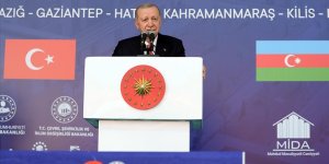 ERDOĞAN: EN KISA SÜREDE ASRIN FELAKETİNİN ŞEHİRLERİMİZDE AÇTIĞI YARALARI SARMANIN DERDİNDEYİZ