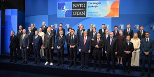 CUMHURBAŞKANI ERDOĞAN, NATO LİDERLER ZİRVESİ'NDE AİLE FOTOĞRAFI ÇEKİMİNE KATILDI