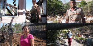 İzmir'de orman yangında ev ve ağılları kullanılamaz hale gelen mahalle sakinleri yaşadıklarını anlattı