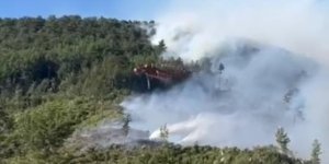 ANTALYA'DA İKİ BÖLGEDE ÇIKAN ORMAN YANGININA MÜDAHALE EDİLİYOR