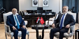 Dışişleri Bakanı Fidan, Ankara'da Irak Temsilciler Meclisi Başkanı Meşhedani ile görüştü