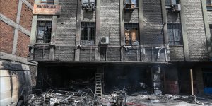 Ankara'da bir binada çıkan yangın söndürüldü