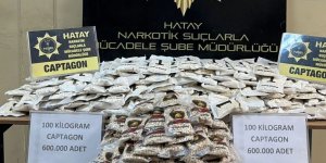 HATAY'DA 600 BİN UYUŞTURUCU HAP ELE GEÇİRİLDİ!