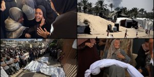 İsrail ordusunun, Gazze'nin farklı bölgelerinde düzenlediği saldırılarla 68 Filistinli hayatını kaybetti