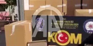 ADANA'DA 5 MİLYON 87 BİN MAKARON ELE GEÇİRİLDİ!