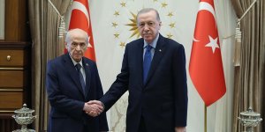 CUMHURBAŞKANI ERDOĞAN, MHP GENEL BAŞKANI BAHÇELİ'Yİ KABUL ETTİ