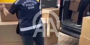 SAMSUN'da 1 MİLYON 610 BİN MAKARON ELE GEÇİRİLDİ!