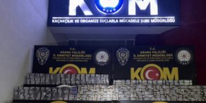 ADANA'DA BİR TANKERDE 19 BİN 595 PAKET KAÇAK SİGARA