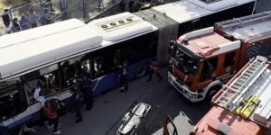 ANKARA'DA BELEDİYE OTOBÜSÜ KAZASI! 27 YARALI