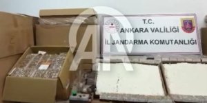 Ankara'da 252 bin makaron ve 120 kilo kaçak tütün ele geçirildi!