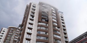 Ankara Keçiören'de bir apartmanda yangın çıktı!