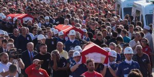 ORMAN ŞEHİTLERİ SON YOLCULUKLARINA UĞURLANDI