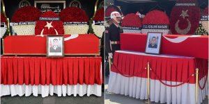 HATAY İSKENDERUN'DA ŞEHİT OLAN İKİ ASKER SON YOLCULUKLARINA UĞURLANDI