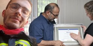 EN ACI DİPLOMA / Yangın şehidinin diploması ailesine verildi