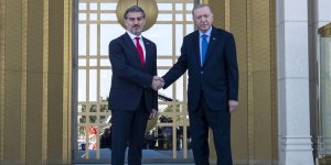 CUMHURBAŞKANI ERDOĞAN, GÜRCİSTAN CUMHURBAŞKANI KAVELASHVİLİ'Yİ RESMİ TÖRENLE KARŞILADI