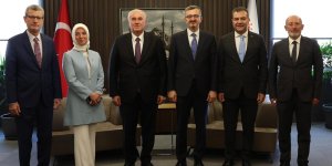İLETİŞİM BAŞKANI DURAN, KAMU BAŞDENETÇİSİ AKARCA İLE BİR ARAYA GELDİ