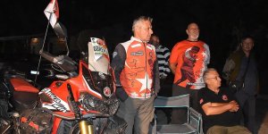 MOTOSİKLET GÖNÜLLÜLERİ BÜYÜK TAARRUZ'U "SÜVARİNİN İZİNDEN" GİDEREK ANACAK