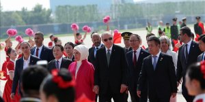 CUMHURBAŞKANI ERDOĞAN ÇİN'E GELDİ