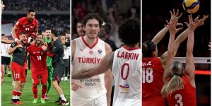 FUTBOL, BASKETBOL VE VOLEYBOLDA MİLLİ SEVİNÇ