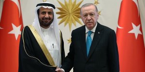 CUMHURBAŞKANI ERDOĞAN, SUUDİ ARABİSTAN HAC VE UMRE BAKANI RABİA'YI KABUL ETTİ