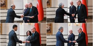 CUMHURBAŞKANI ERDOĞAN, 4 ÜLKENİN BÜYÜKELÇİSİNİ KABUL ETTİ