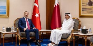 BAKAN FİDAN, KATAR BAŞBAKANI AL-THANİ İLE GÖRÜŞTÜ