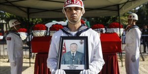 ŞEHİT PİYADE UZMAN ÇAVUŞ HÜSEYİN GÜNAY'IN CENAZESİ MERSİN'DE DEFNEDİLDİ