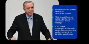 Erdoğan: Büyük ve güçlü Türkiye ülküsüne giden yolda hepimiz biriz, beraberiz
