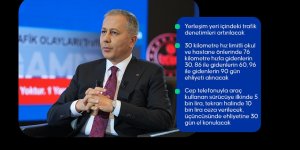 İÇİŞLERİ BAKANI YERLİKAYA, TRAFİKTE YENİ DÖNEMİ ANLATTI
