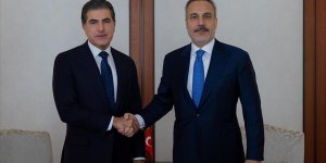 Dışişleri Bakanı Fidan, IKBY Başkanı Barzani ile görüştü