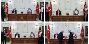 TÜRKİYE İLE UMMAN ARASINDA ANLAŞMALAR İMZALANDI