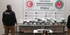 EDİRNE'DE SINIR KAPILARINDA 524 KİLO 336 GRAM UYUŞTURUCU