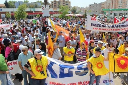 1 Mayıs Edremit'te bayram havasında kutlandı