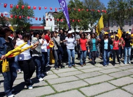 1 Mayıs Tokat'ta Bayram Havasında Kutlandı