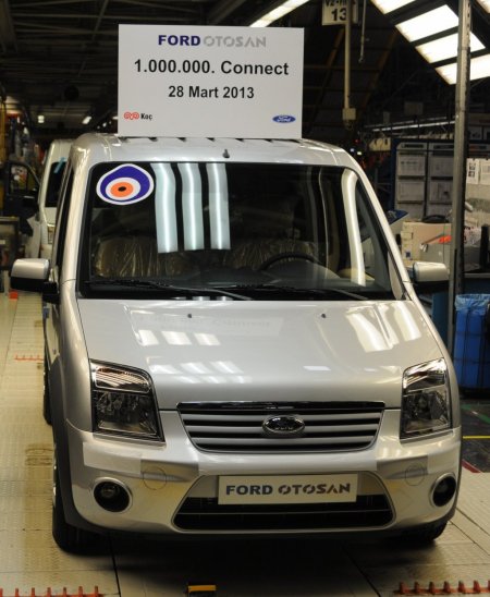 1 milyonuncu Ford Transit Connect Kocaeli’nde törenle banttan indirildi