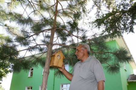 11 yıl önce köye atandı, önce köy camisini sonra mezarlığını değiştirdi