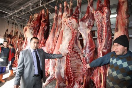 2,5 ton hastalıklı et yakılarak imha edildi