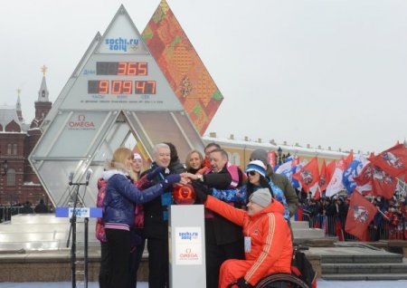 2014 Soçi Kış Olimpiyatları için geri sayım heyecanı başladı