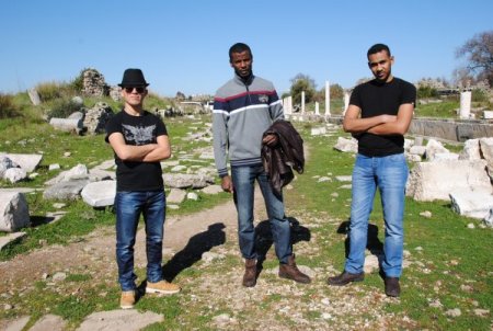 220 Libyalı polis, Side Antik Kent'i ziyaret etti