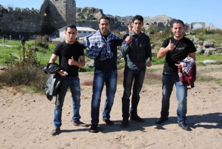 220 Libyalı polis, Side Antik Kent'i ziyaret etti