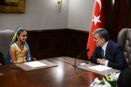 23 Nisan çocukları, Çankaya Köşkü’nde