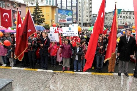 23 Nisan kutlamaları yağmura takıldı